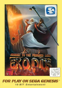 Exodus: Journey to the Promised Land Sega Genesis  box art